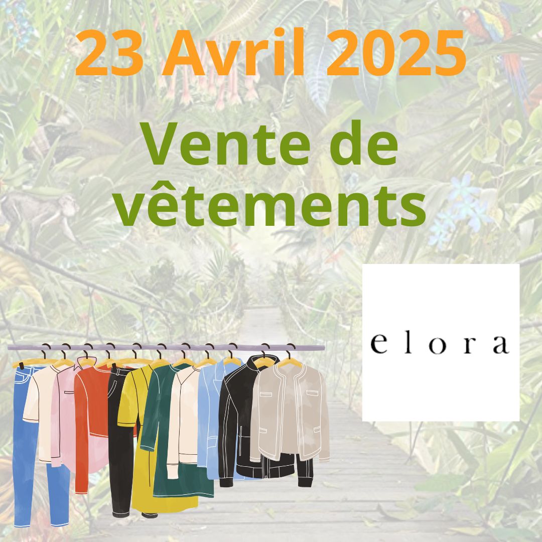 Vente de vetements prevue le 23 avril 2025