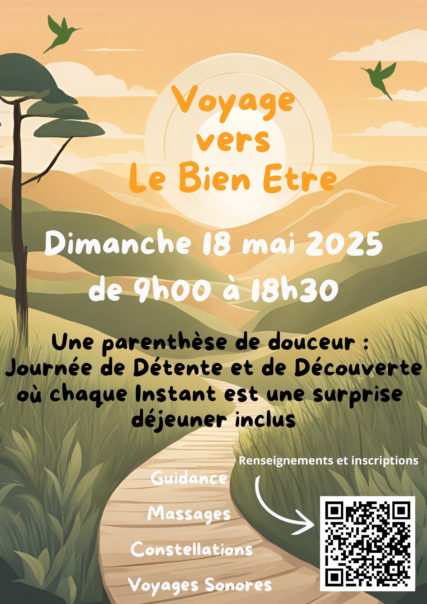 Parenthese de douceur prévue le 18 mai 2025