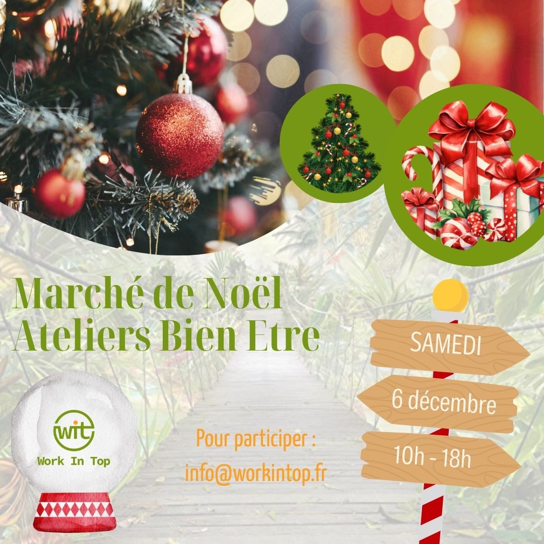 Marche de Noel et Ateliers bien etre le 05 decembre 2025